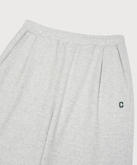 Covernot C Logo Semi-Wide Shorts Heather Gray