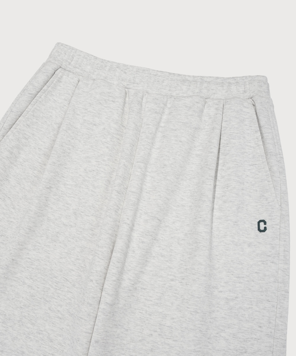 Covernot C Logo Semi-Wide Shorts Heather Gray