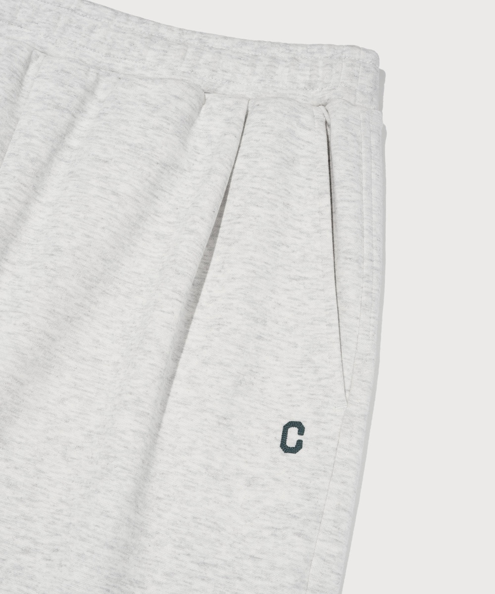 Covernot C Logo Semi-Wide Shorts Heather Gray