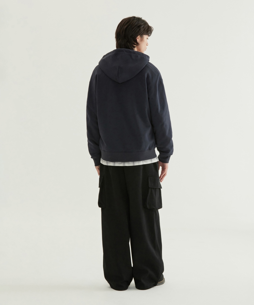 Wide Cargo Sweatpants Black