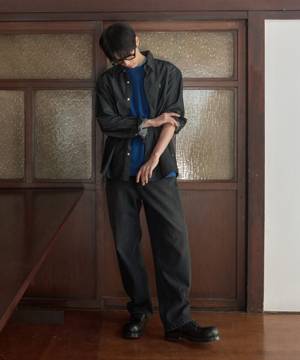 Ringsa Regular Denim Pants Black