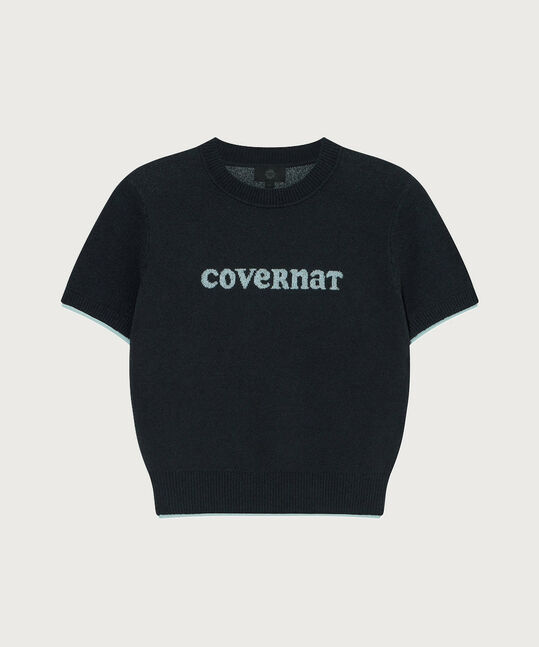 Women’s Cooper Logo Half Knit – Navy