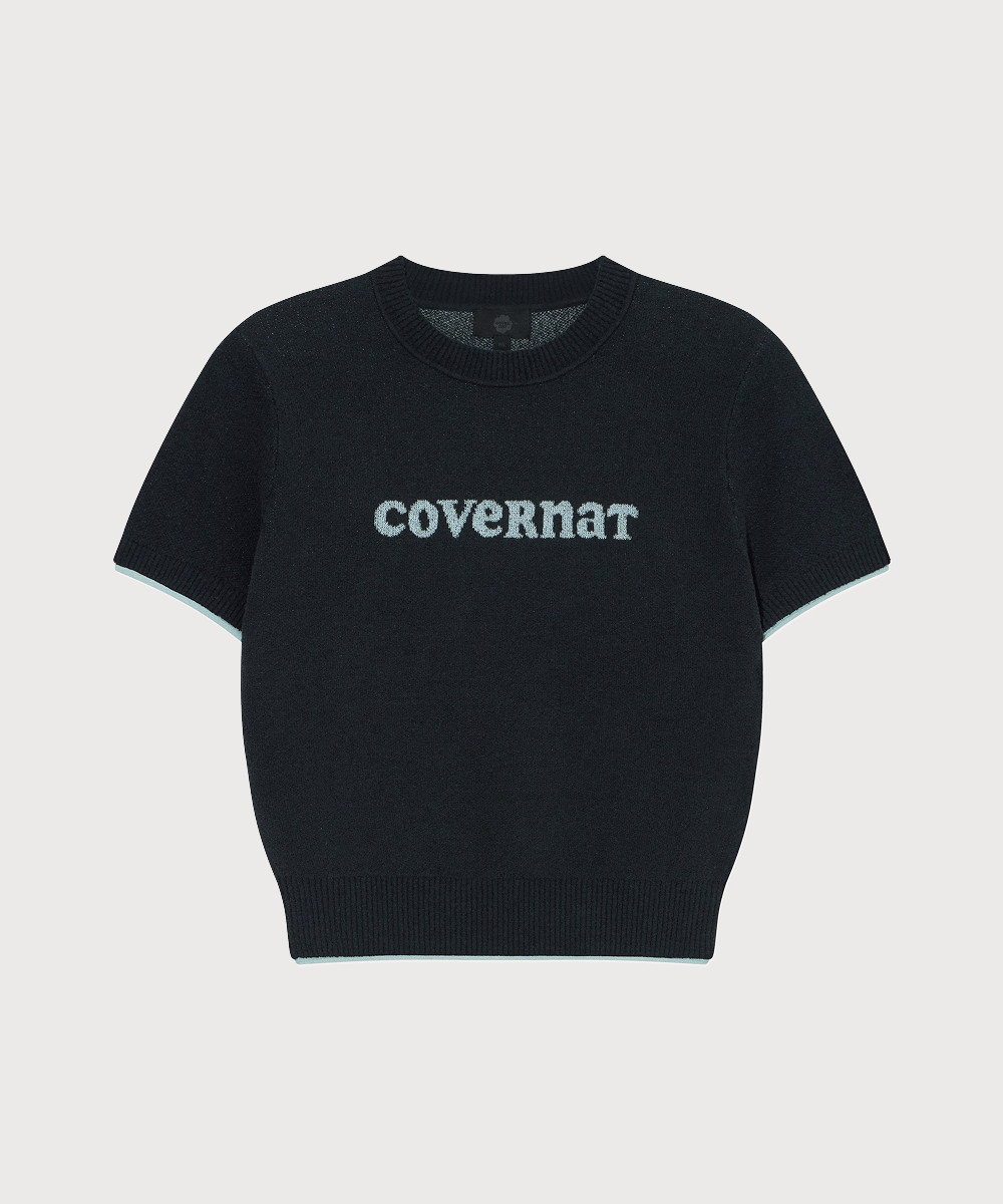 Women’s Cooper Logo Half Knit – Navy