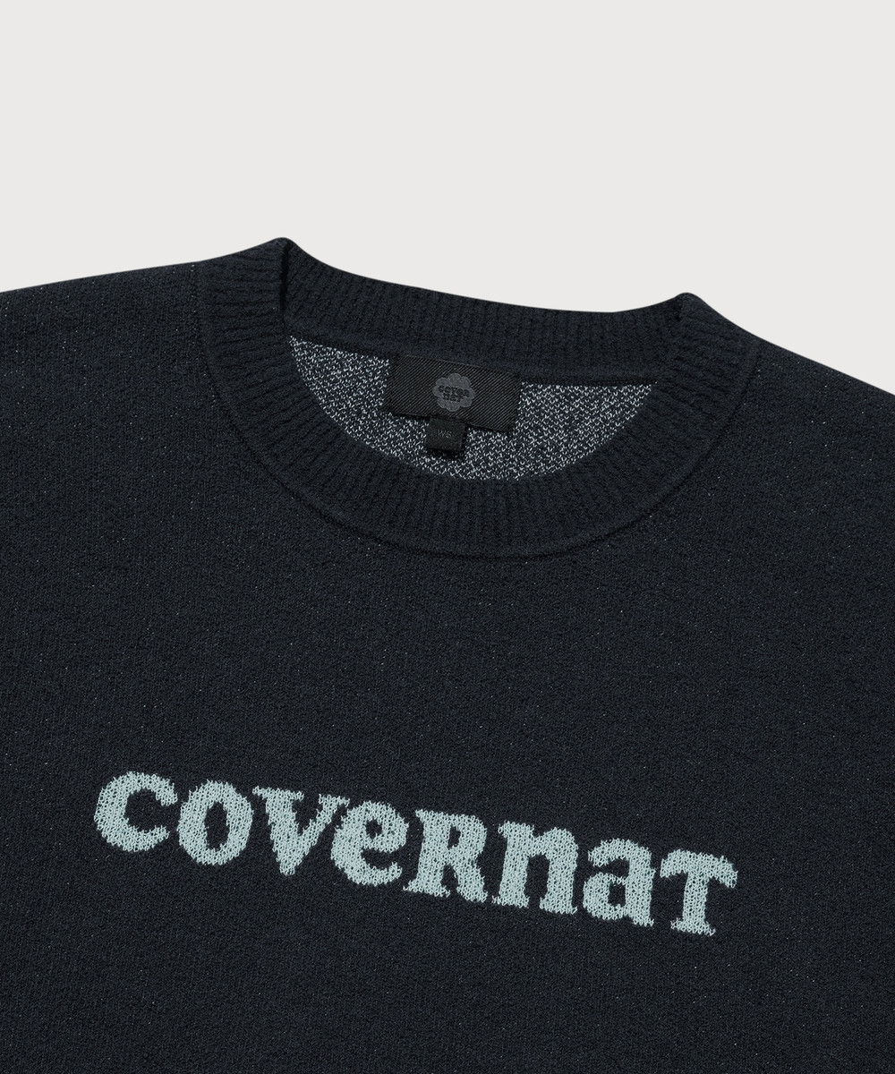 Women’s Cooper Logo Half Knit – Navy