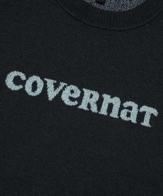 Women’s Cooper Logo Half Knit – Navy