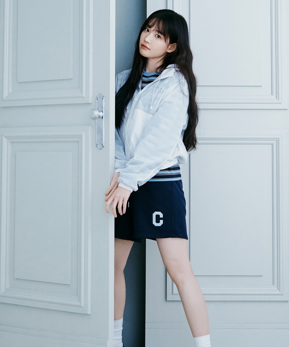 C Logo Regular Sweat Shorts Black