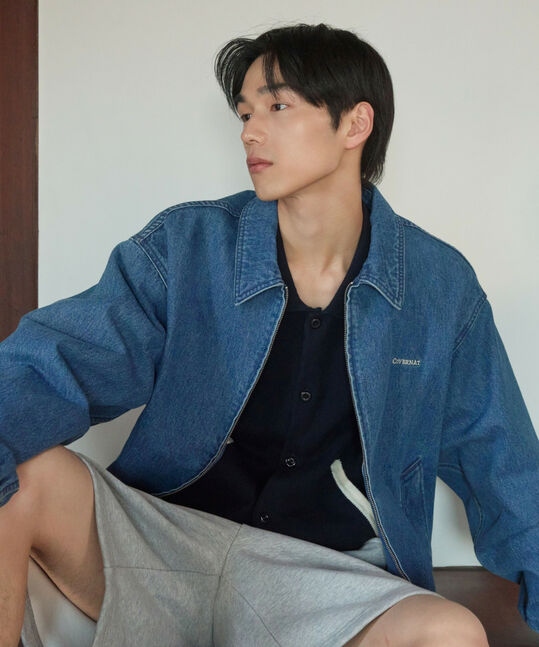 C Logo Regular Sweat Shorts Melange Gray