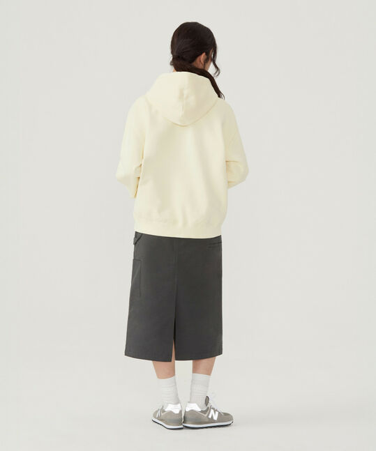 Women's Cargo Long Skirt Charcoal