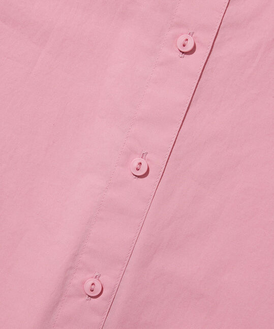 Women's Cotton Half Shirt Pink