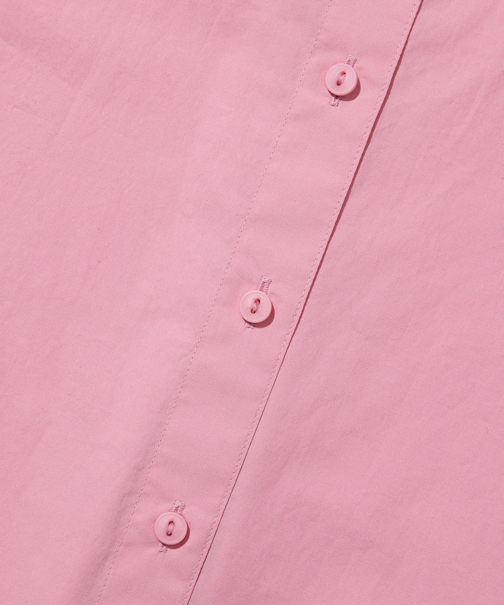 Women's Cotton Half Shirt Pink
