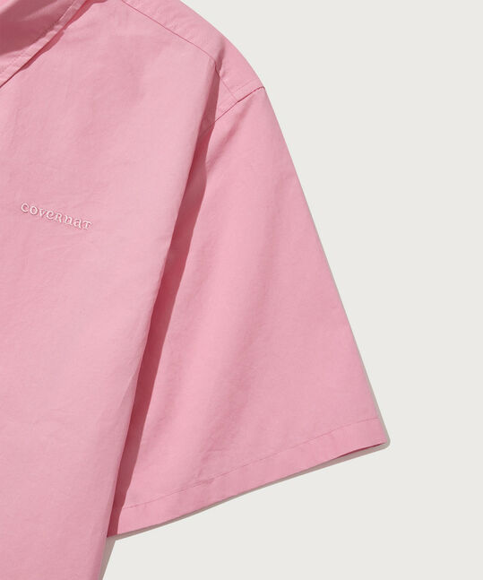 Women's Cotton Half Shirt Pink