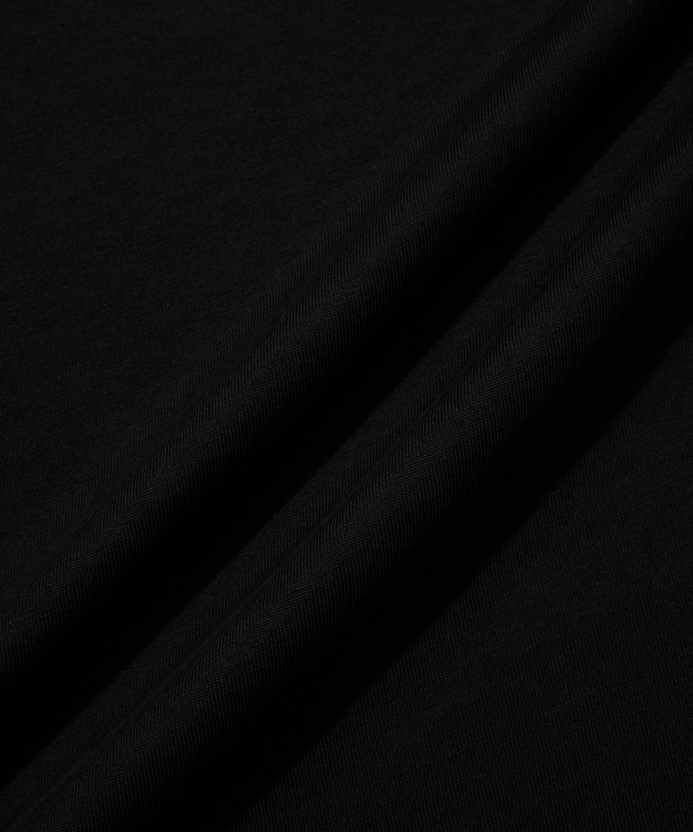 Center logo t-shirt in black