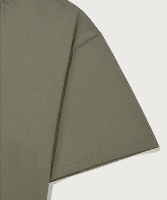 Center logo t-shirt khaki