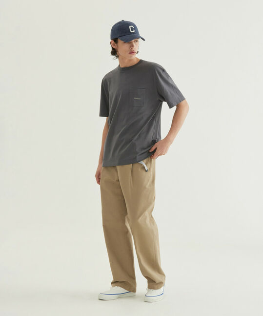 Basic Pocket T-Shirt Charcoal