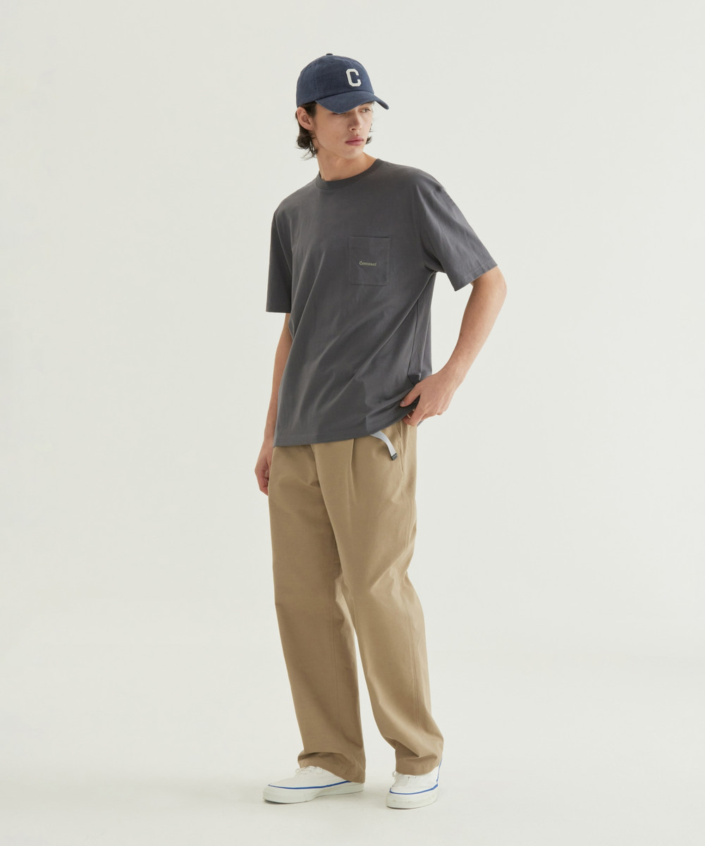 Basic Pocket T-Shirt Charcoal