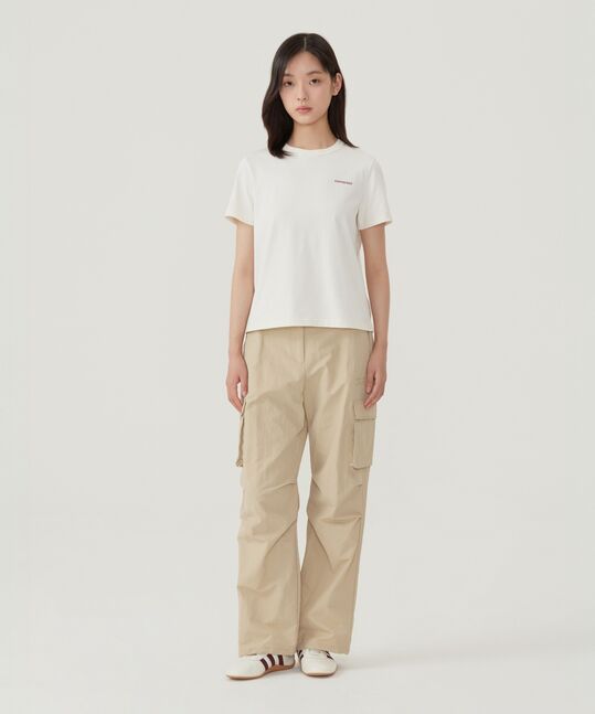 Women's Cool Cotton Essential 2-Pack T-Shirt Oatmeal + Black