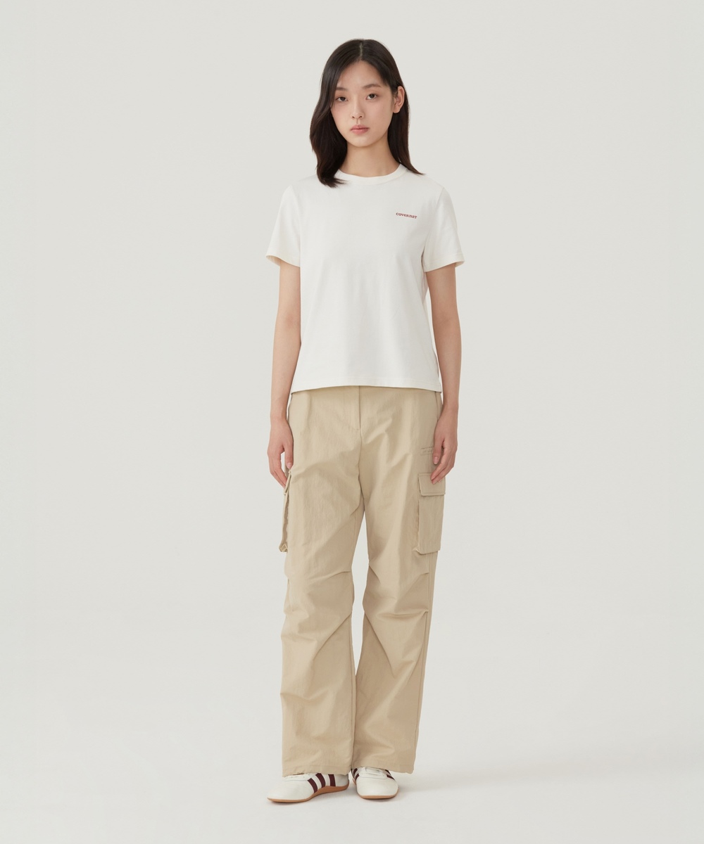 Women's Cool Cotton Essential 2-Pack T-Shirt Oatmeal + Black