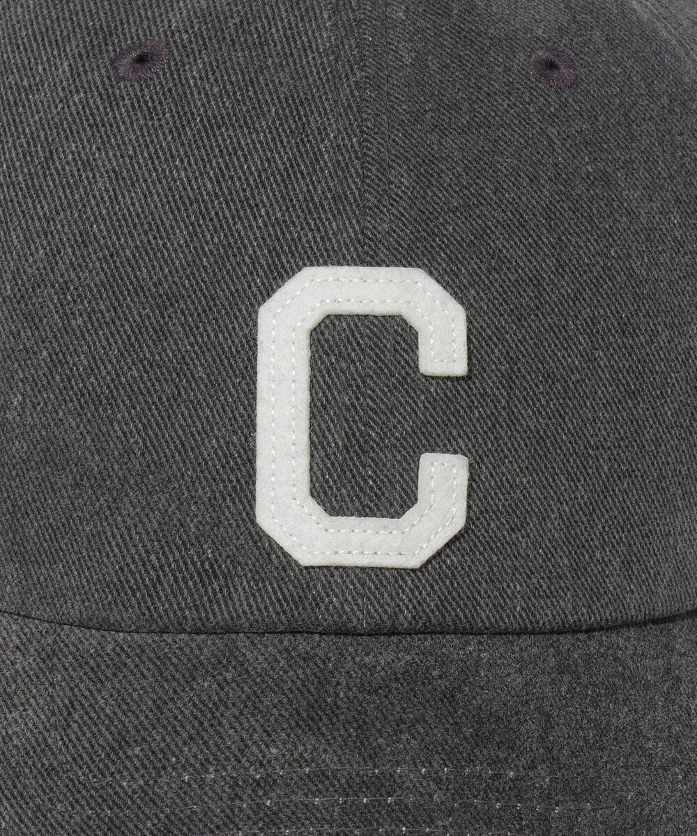 C Logo Cozy Fit Washed Ball Cap Dark Gray