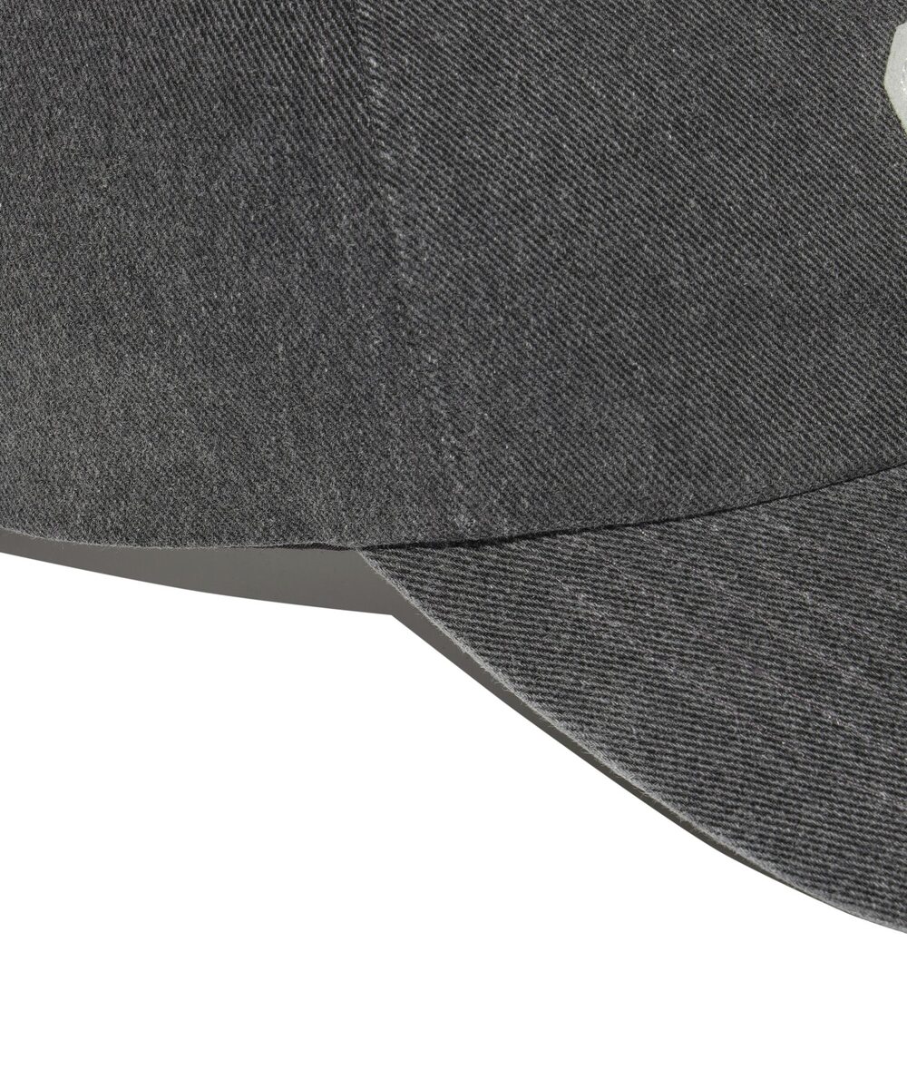 C Logo Cozy Fit Washed Ball Cap Dark Gray