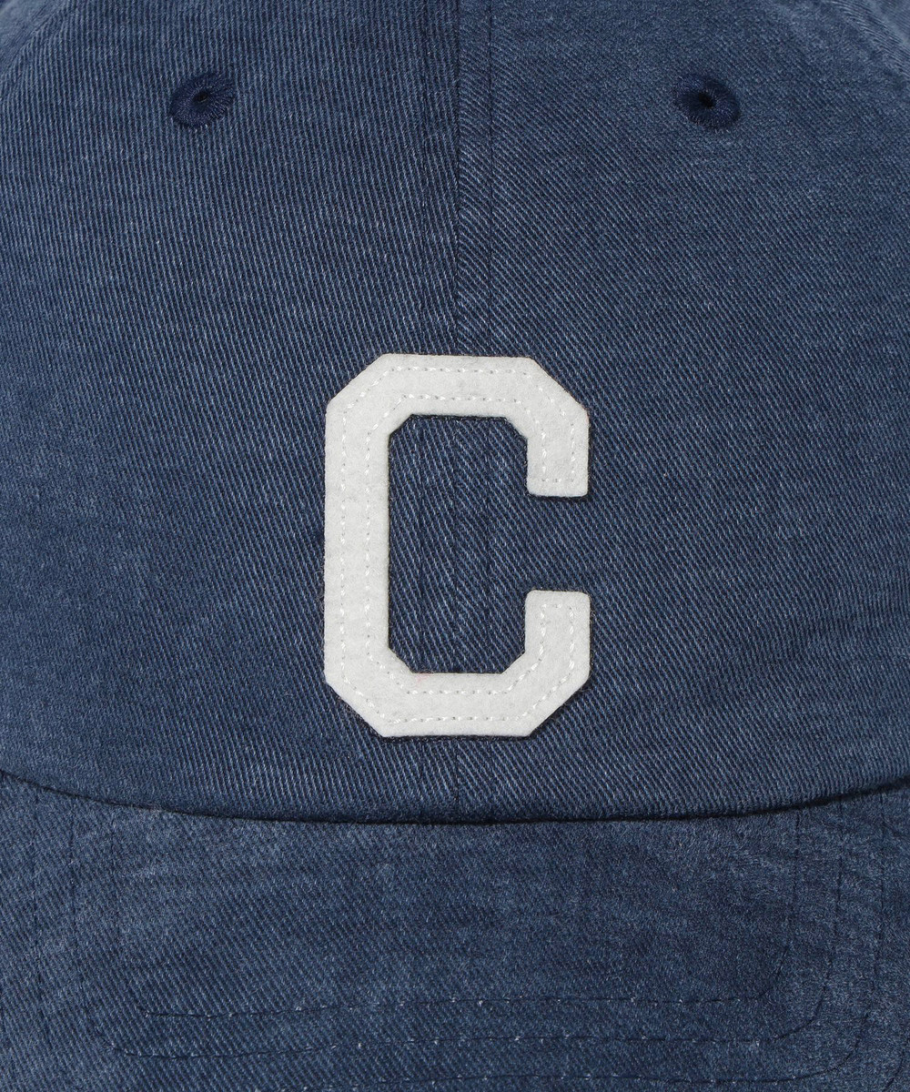 C Logo Cozy Fit Washed Ball Cap Navy