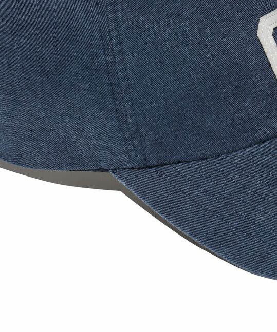 C Logo Cozy Fit Washed Ball Cap Navy