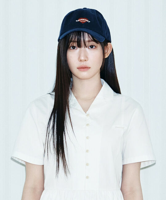 Women's Clover Heart Cooper Logo Basic Standard Fit Ball Cap Navy