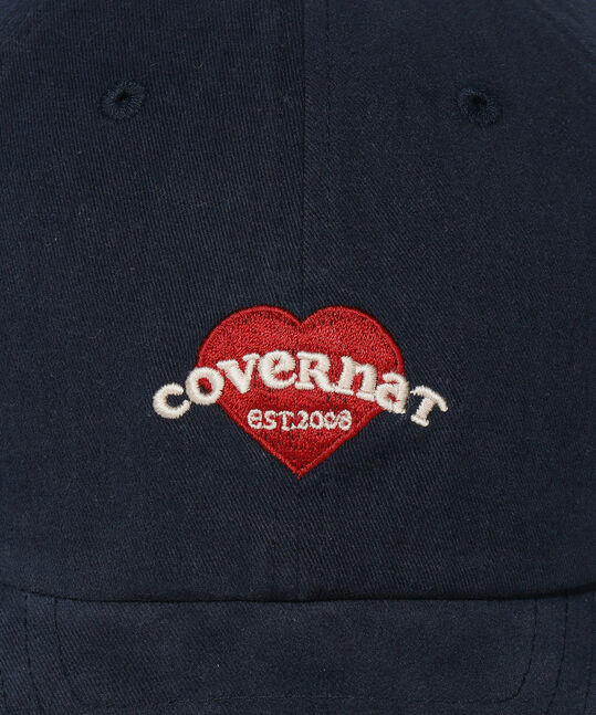 Women's Clover Heart Cooper Logo Basic Standard Fit Ball Cap Navy