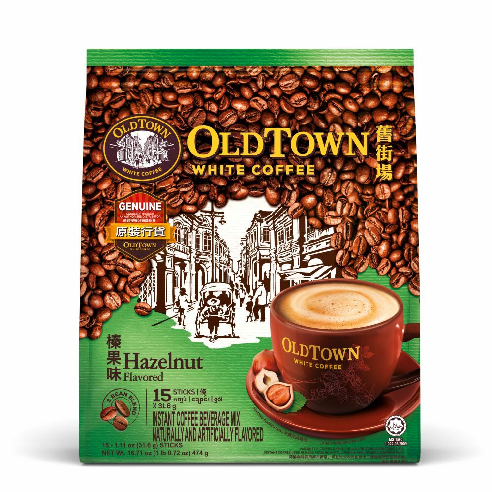 OldTown цагаан кофе, газрын самарны амттай 31.6gr x15x20