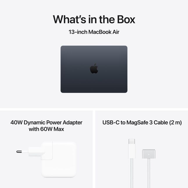 Macbook Air M5 chip 16GB 512GB SSD Retina Midnight New