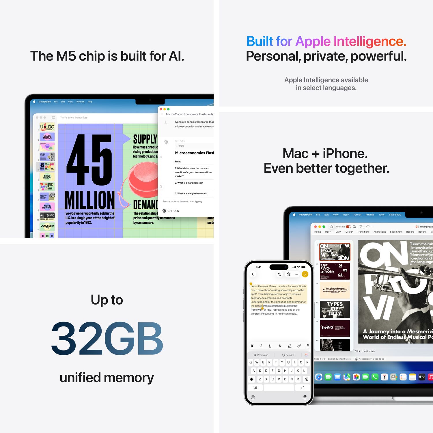 Macbook Air M5 chip 16GB 512GB SSD Retina Starlight New