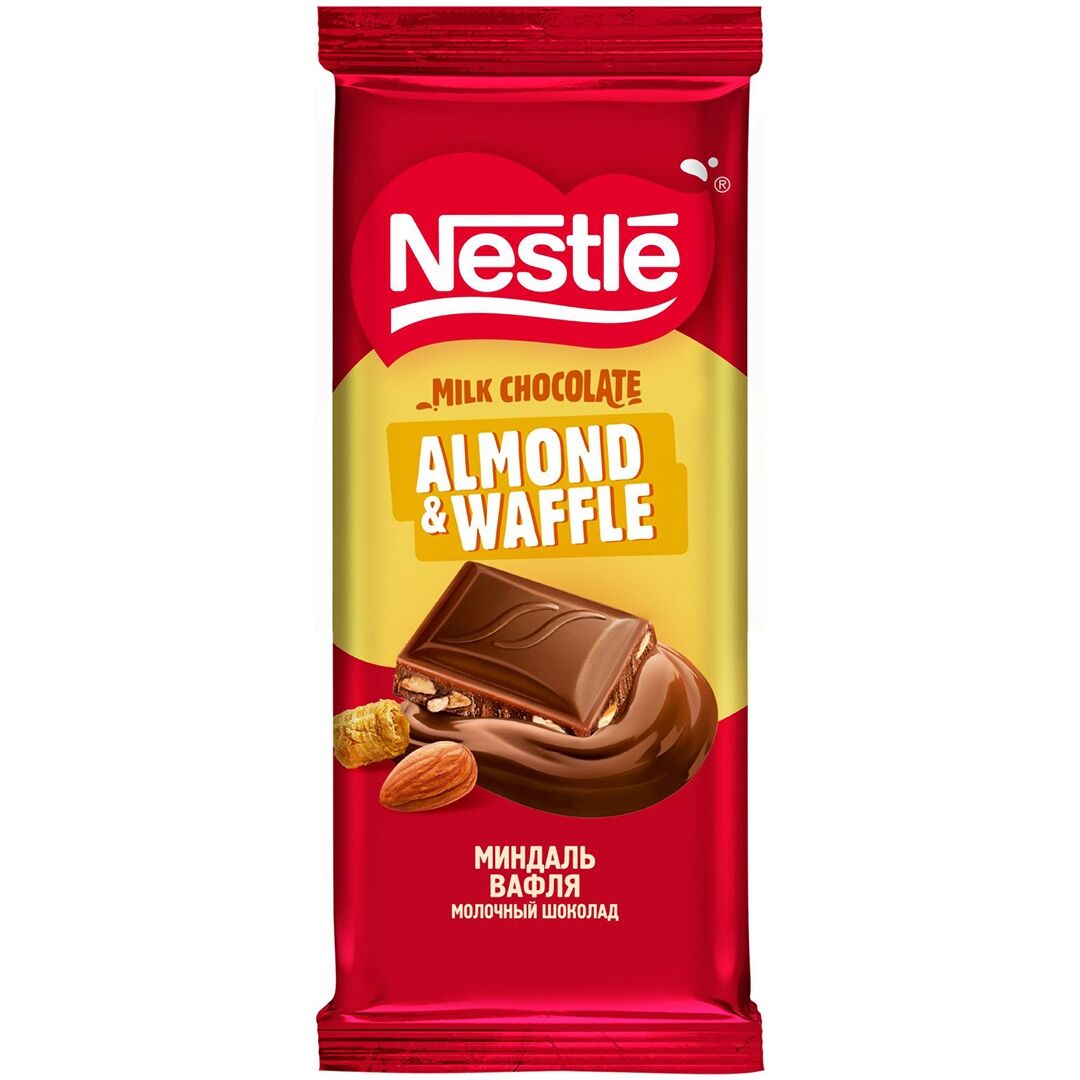 NESTLE сүүтэй шоколад, өрмөнцөр, бүйлс самартай, 75г - 5сарын 15-нд хугацаа дуусна