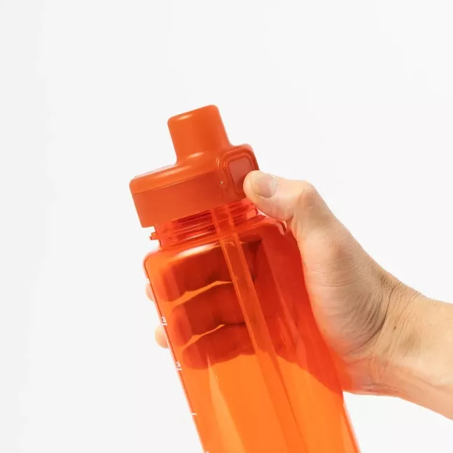 CLEAR BOTTLE STRAW 1.0L