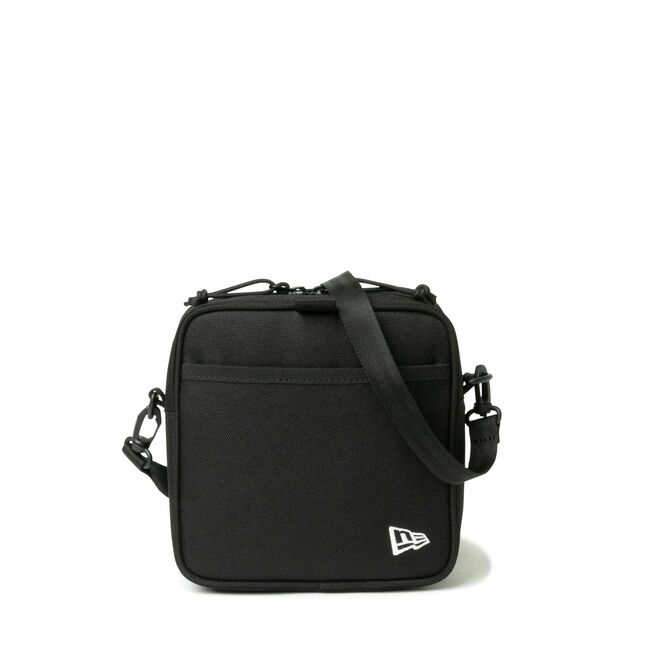 SQUARE SHOULDER POUCH BLK INTL