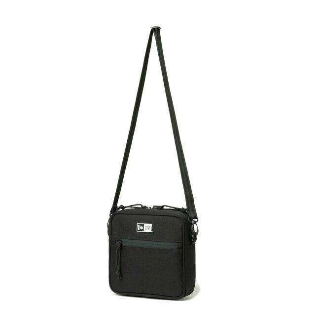 SQUARE SHOULDER POUCH BLK INTL