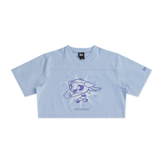 W CROP FT JRY THE POWPUF GRL POWPUF BLUE