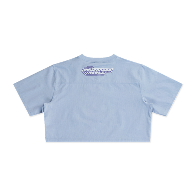 W CROP FT JRY THE POWPUF GRL POWPUF BLUE