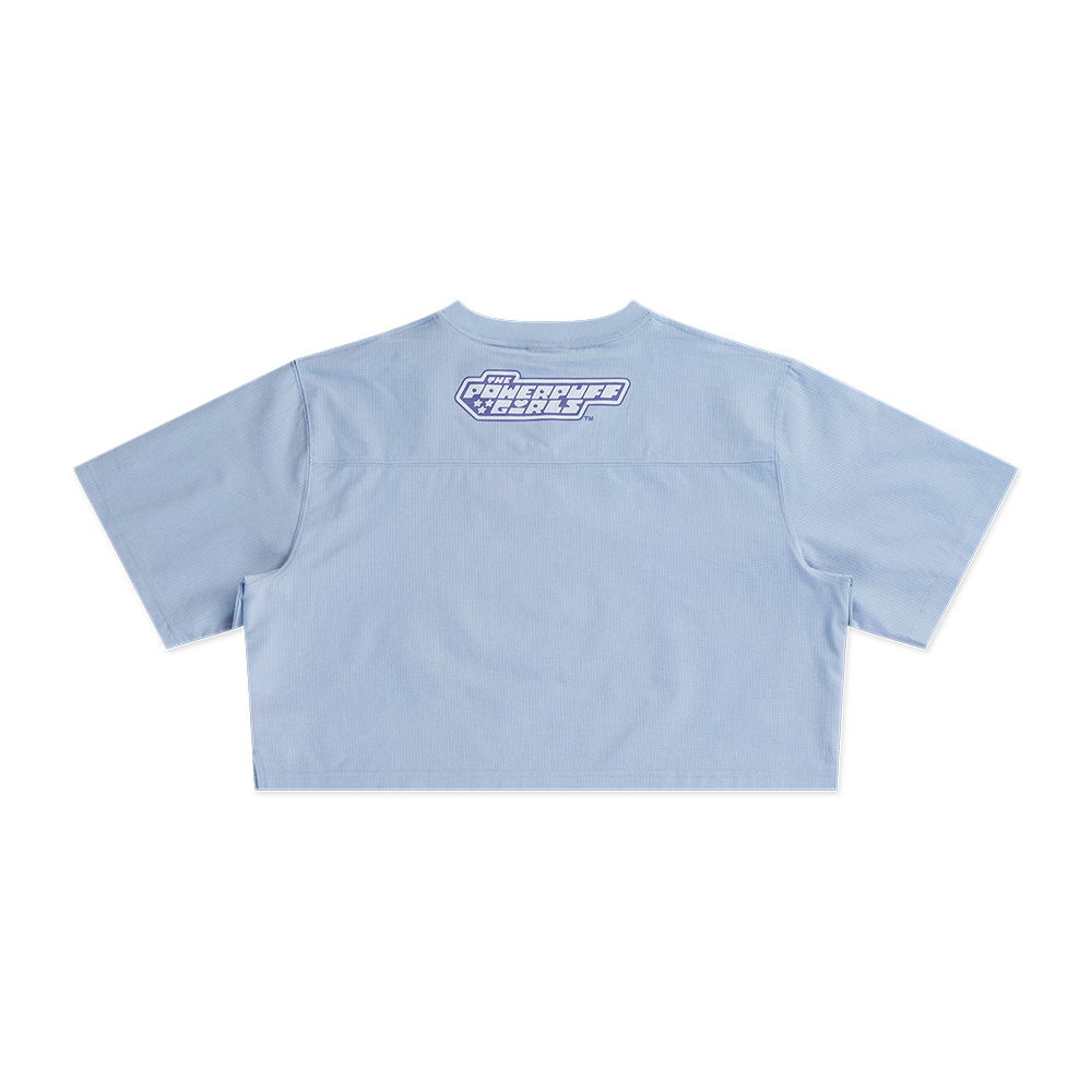 W CROP FT JRY THE POWPUF GRL POWPUF BLUE