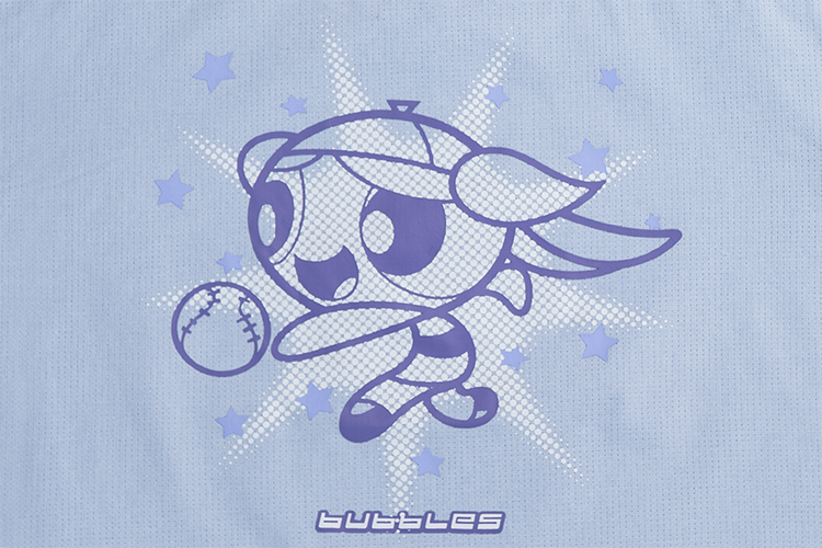 W CROP FT JRY THE POWPUF GRL POWPUF BLUE