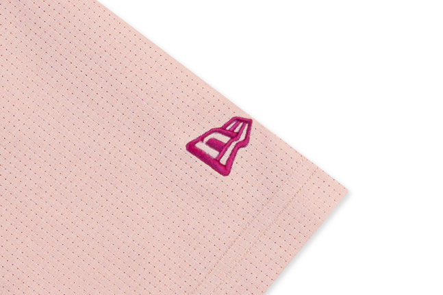 W CROP FT JRSY THE POWPUF GRL POWPUF PNK