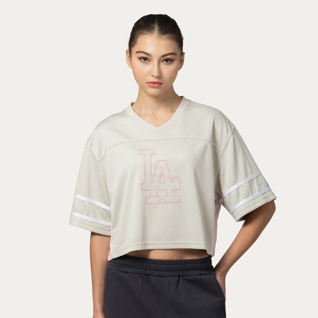 W CROP FT JERSEY JELLY PK LOSDOD VTG STN