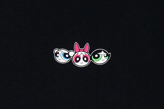 SS TEE THE POWERPUFF GIRL POWPUF CEBLACK