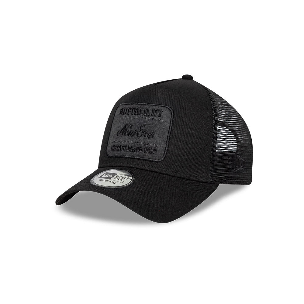 TONAL PATCH TRUCKER NEWERA  BLK