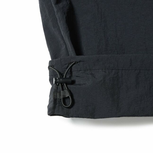 DETACHABLE NYLON CARGO PANTS BLK INTL