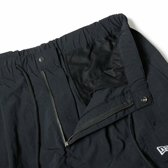 DETACHABLE NYLON CARGO PANTS BLK INTL