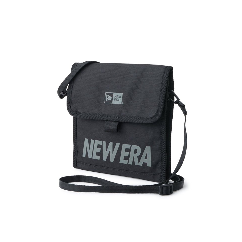 SQUARE NECK POUCH NE LOGO BLK REF INTL