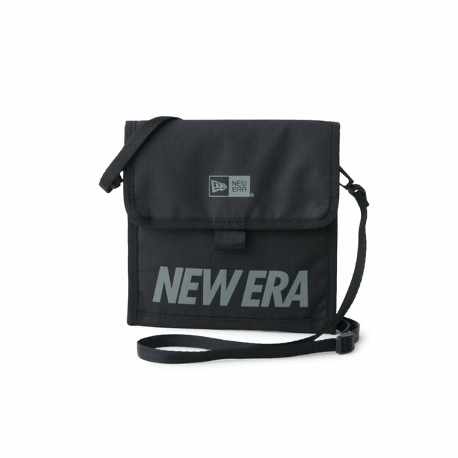 SQUARE NECK POUCH NE LOGO BLK REF INTL
