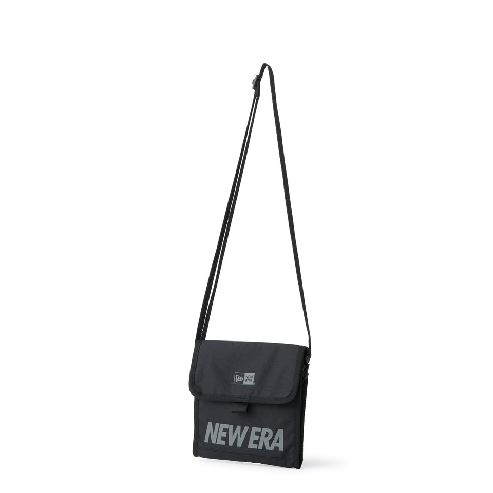SQUARE NECK POUCH NE LOGO BLK REF INTL