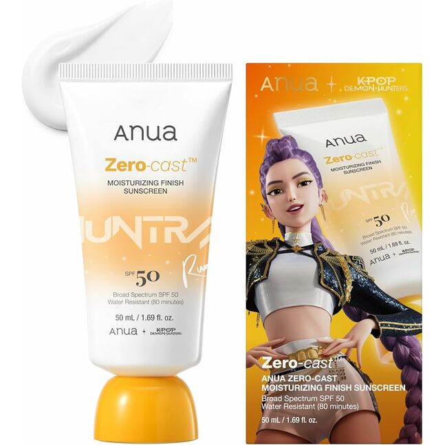 ANUA Invisible Zero-Cast Moisturizing Finish Sunscreen SPF50/PA+++ 50ml 