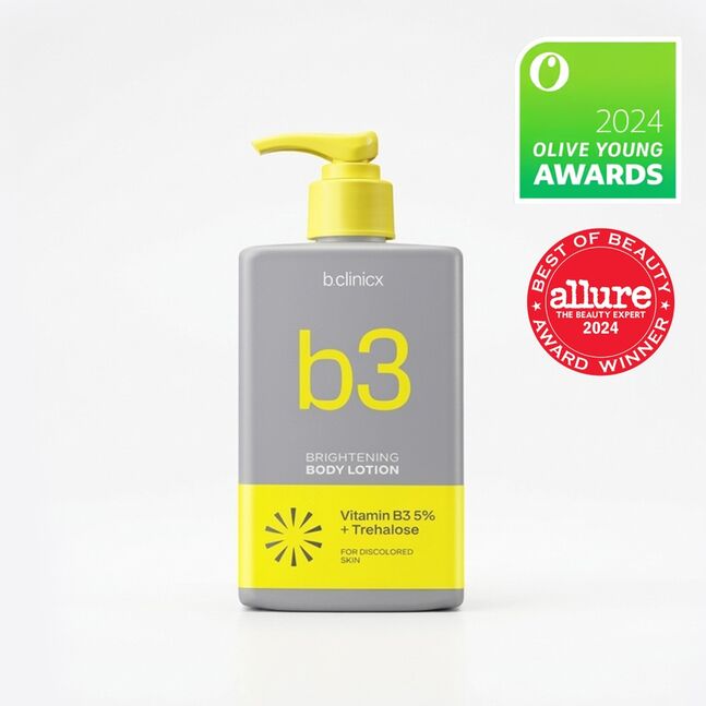 B.CLINICX VITAMIN B3 5% + TREHALOSE BRIGHTENING BODY LOTION 300ML