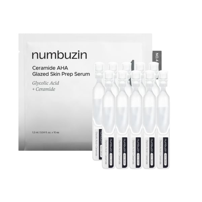 NUMBUZ:N No.4 Ceramide AHA Glazed Skin Prep Serum 1.3mlx10ea